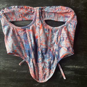 Colorful Corset Top